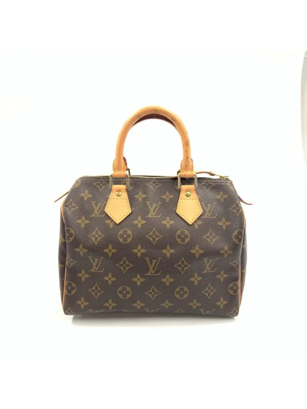 Louis Vuitton Monogram Speedy 25 Handbag Brown